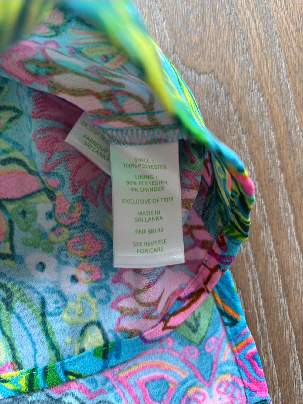 Lilly Pulitzer Turquoise Multi Floral Sleeveless Romper - Picture 3 of 4